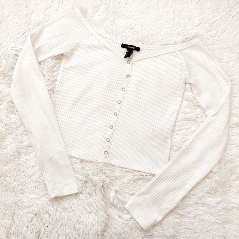 Ribbed Off The Shoulder Crop Top